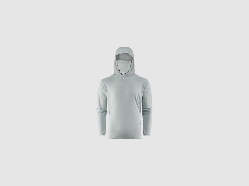 Grundens Tough Sun Masked Hoodie Iceberg M