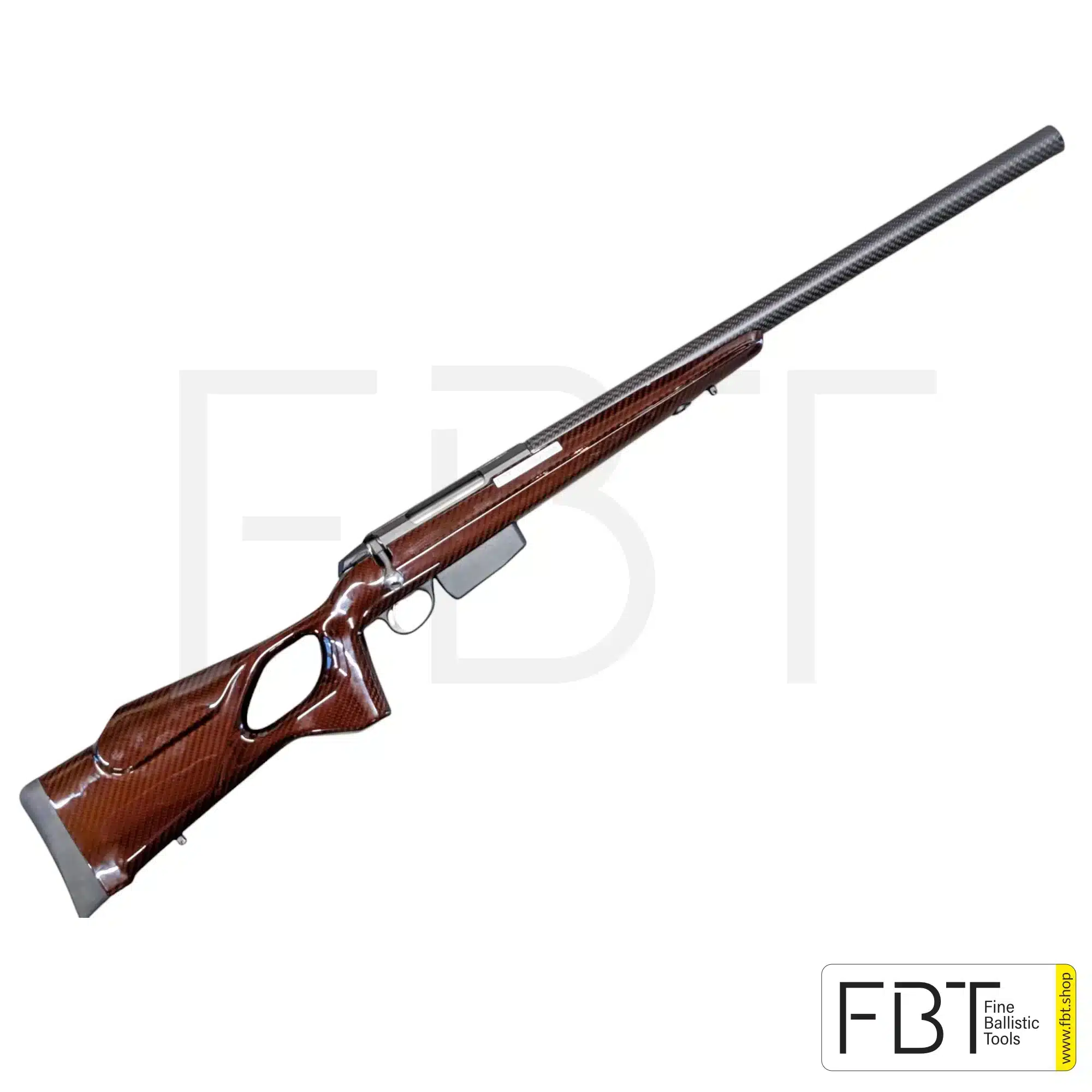 Tikka T3x 9,3×62 broń z UNIC węglowym łożem w wysokim połysku czerwonym i integralnym tłumikiem | Oferta na rynku