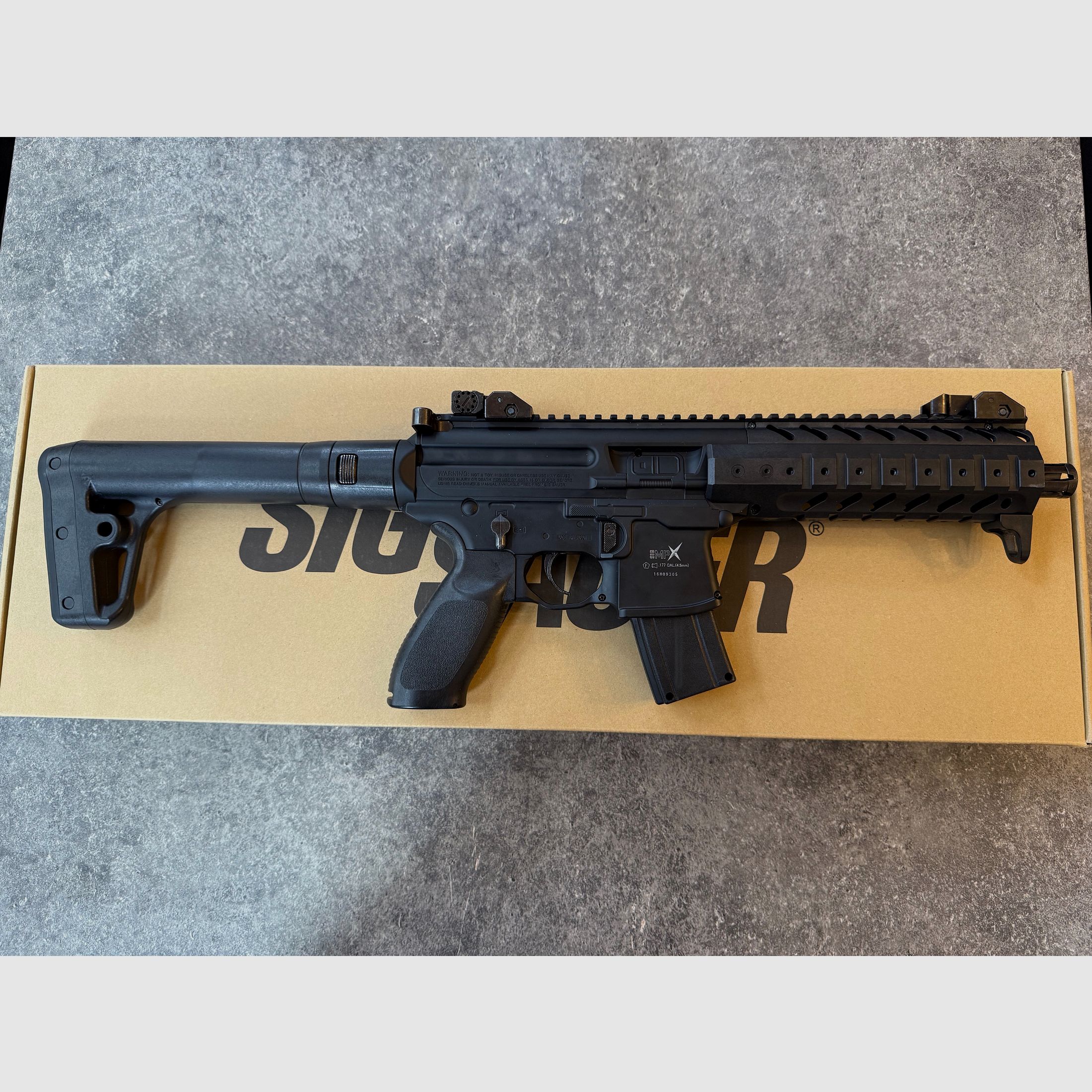 Sig Sauer MPX Gen. 1 CO2, semi-automatic air rifle from Umarex