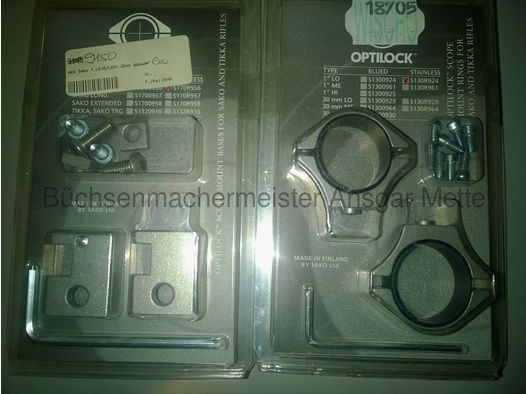 Sako Aufkippmontage stainless für L61R / L691 SCHNÄPPCHEN!