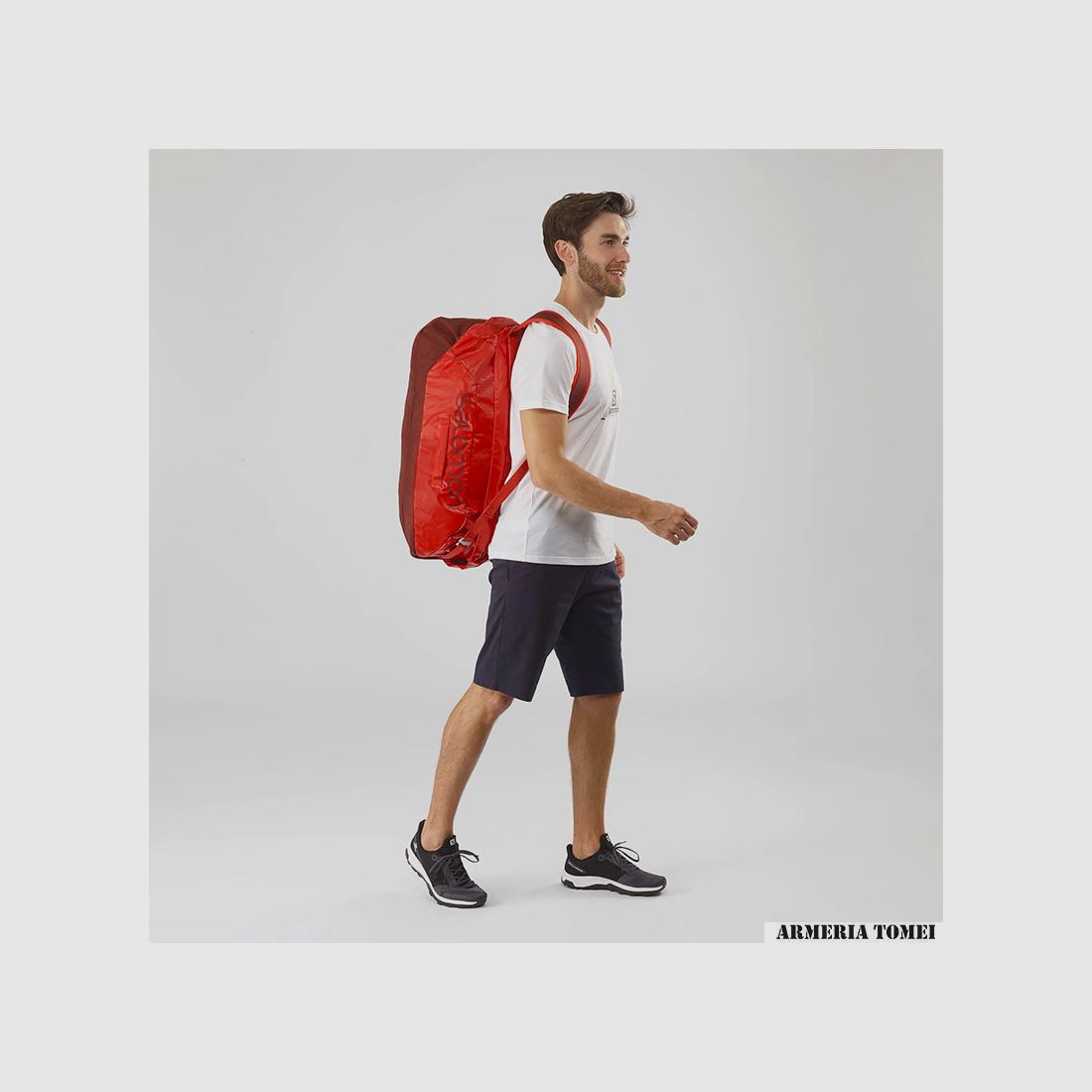 SALOMON – TORBA OUTLIFE DUFFEL 45 Goji Berry / Madder Brown, zdjęcie 5 z 5