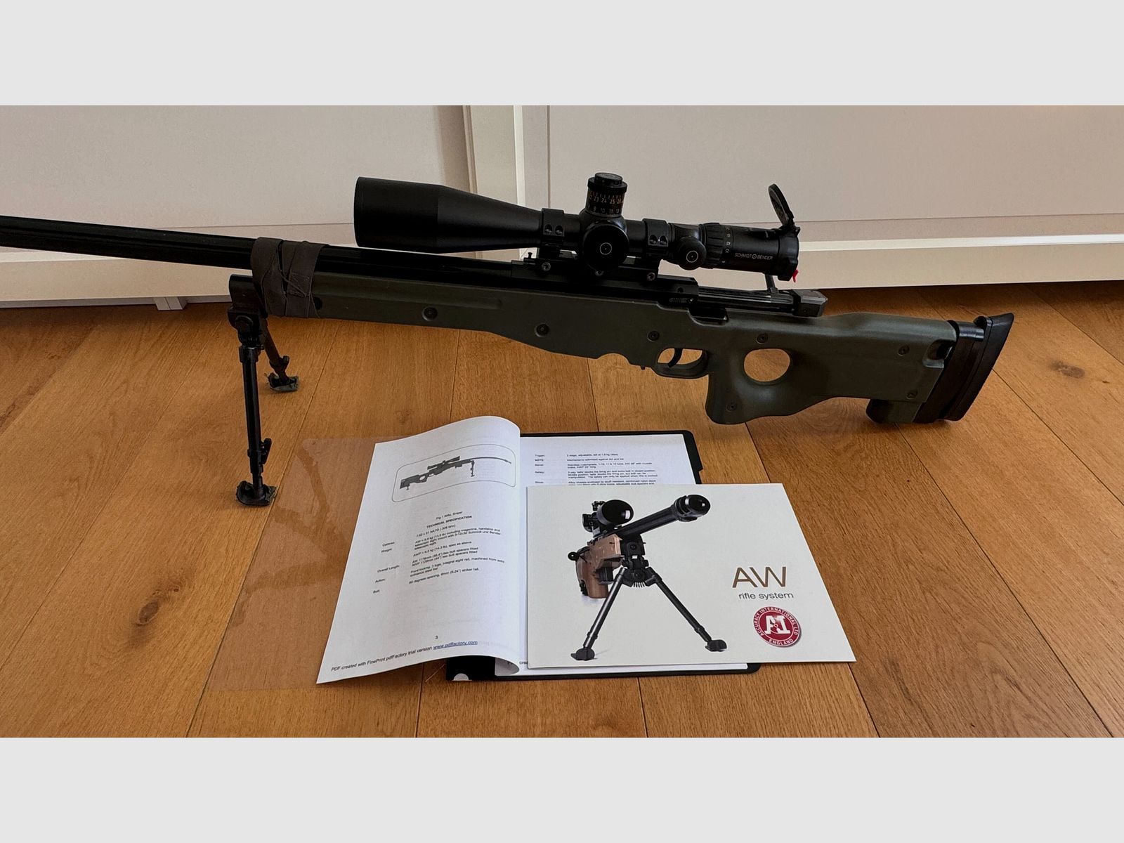 Accuracy International AW L96A1 G22 Arctic Warfare Sammlerwaffe nummerngleich AI