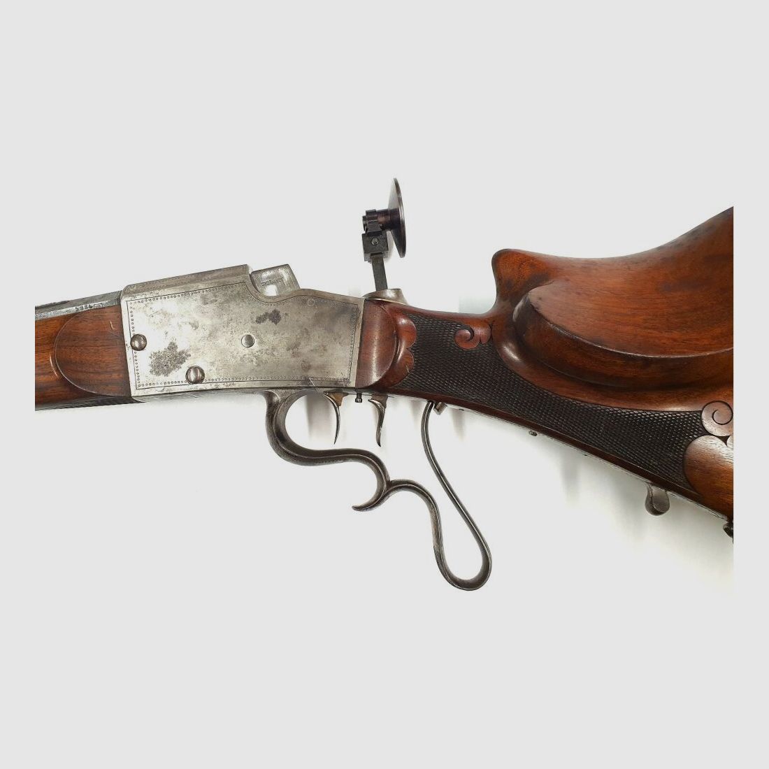 Unbekannter Büchsenmacher Mannheim Scheibengewehr Selten Krupplauf