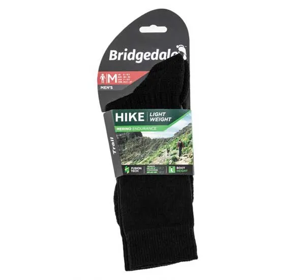 Bridgedale – chaussettes de randonnée Hike Lt Merino E – noir, image 2 sur 6