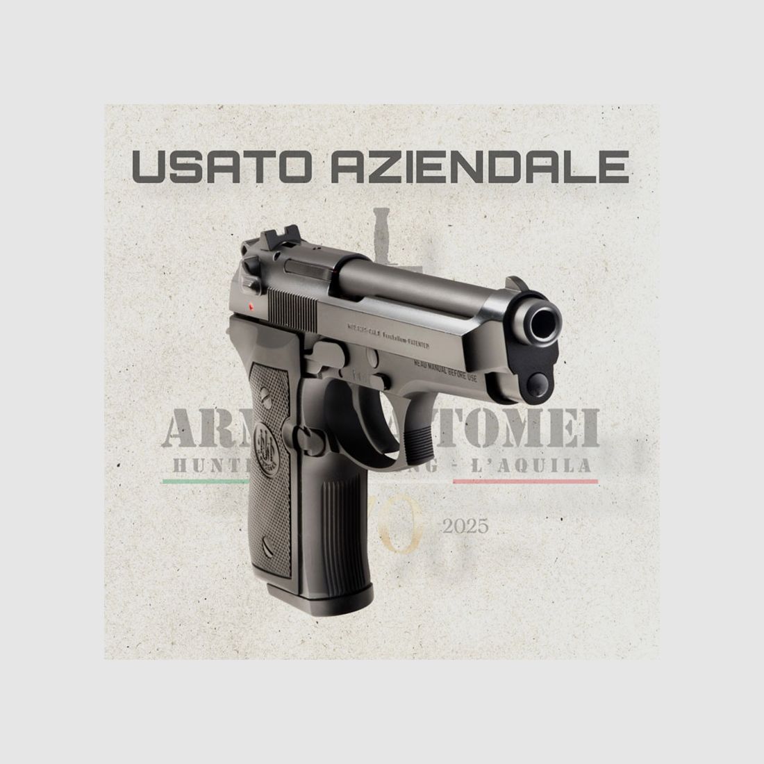 USATO – PISTOLA – BERETTA MOD. 92FS cal. 9×19, immagine 4 di 4
