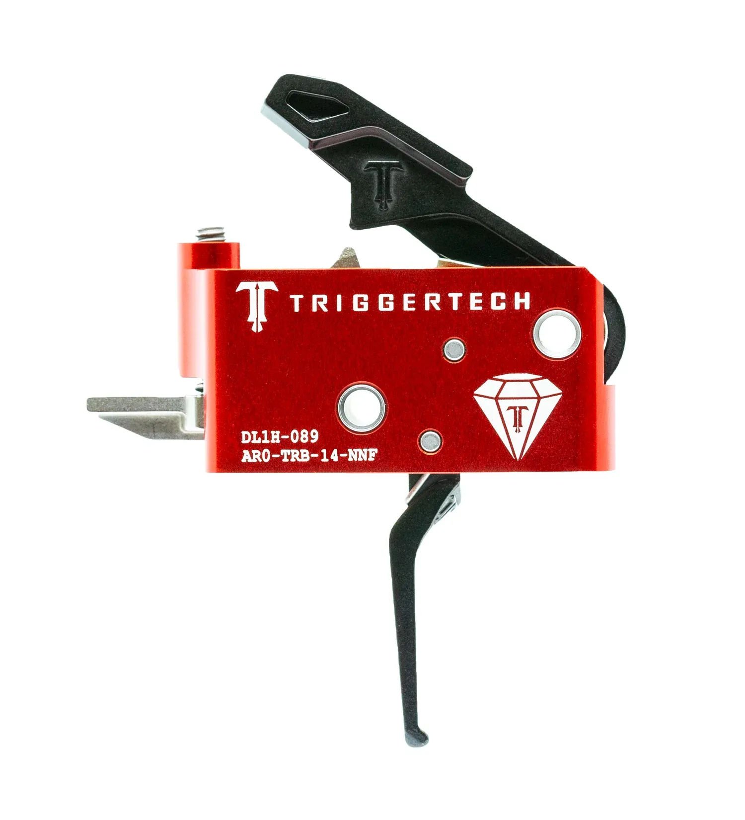 TriggerTech – AR15 / Two Stage / Black AR Diamond Flat / AR0-TRB-14-NNF