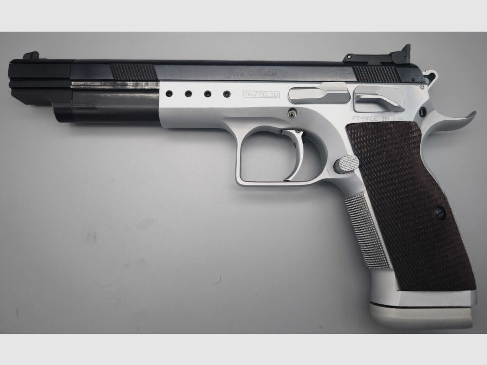 Tanfoglio Gold Match 9mm Luger 6" Sportpistole "Bicolor" 9mmLuger