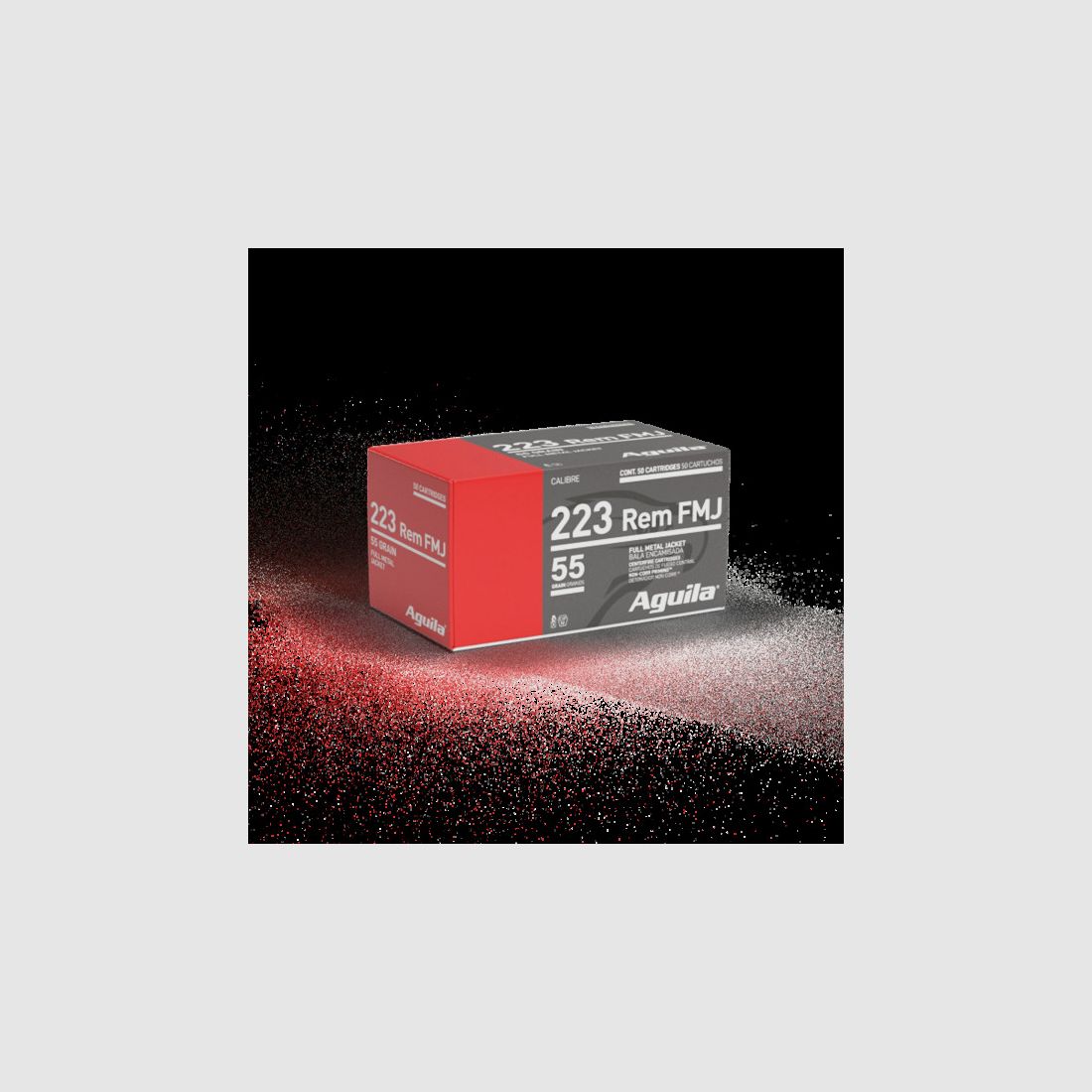 AGUILA POCISKÓW KARABINOWYCH .223REM - FMJ 55GRS. - 50 POCISKÓW