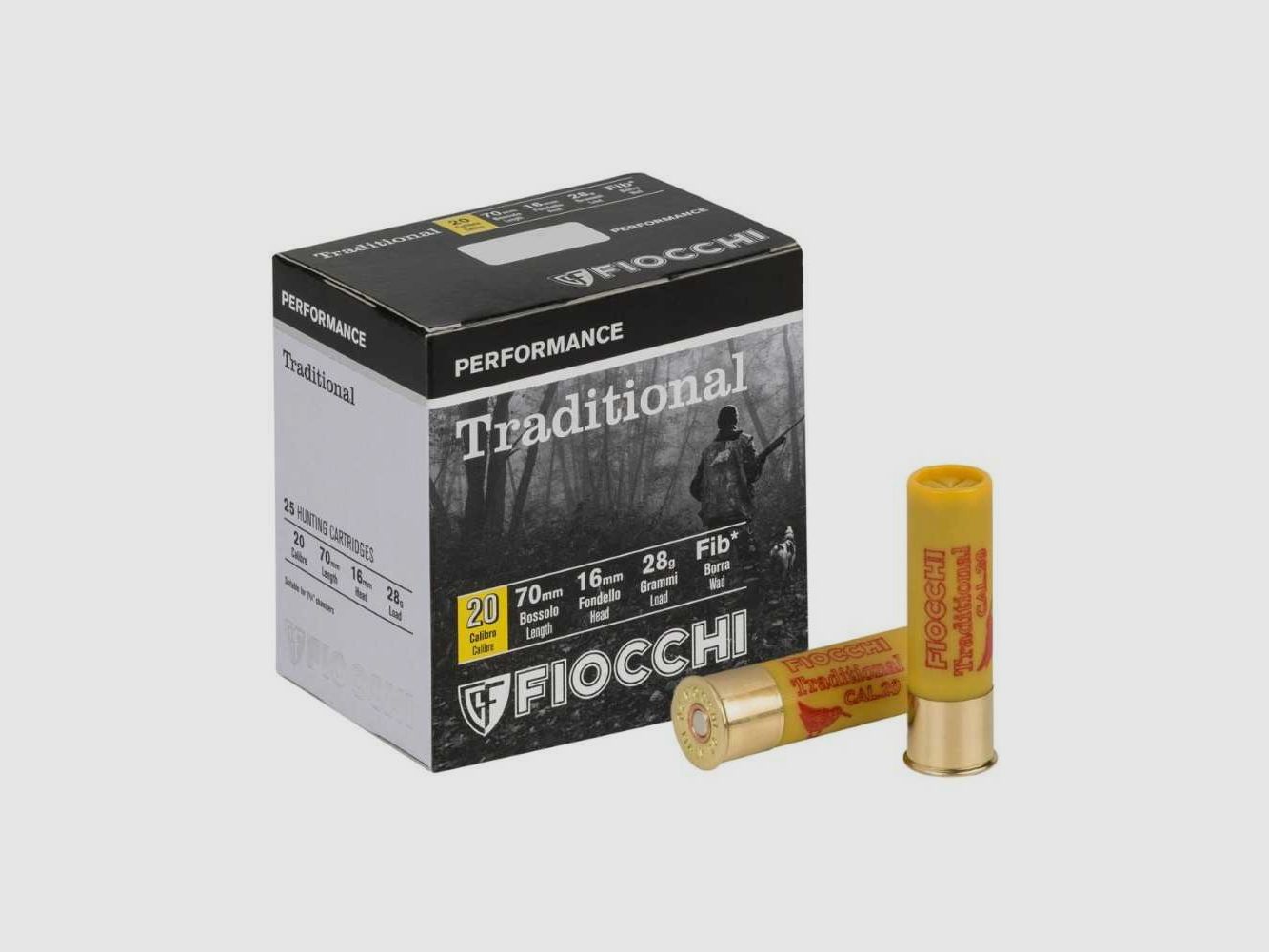 Fiocchi Traditional Fibre bourre grasse C.20/70 28g*