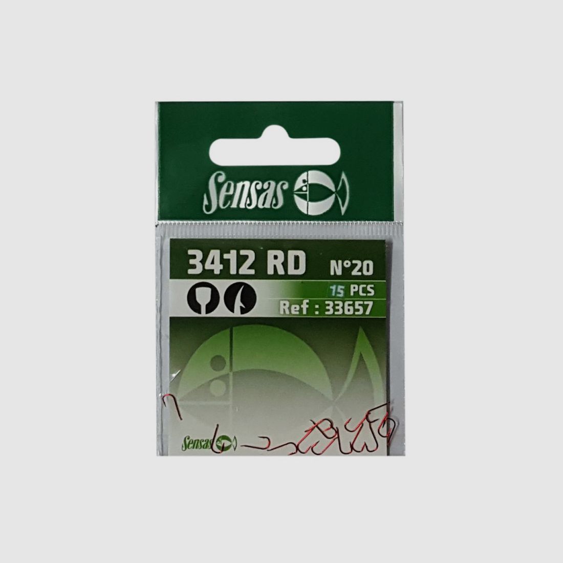 SENSAS HAKI 3412 CZERWONE