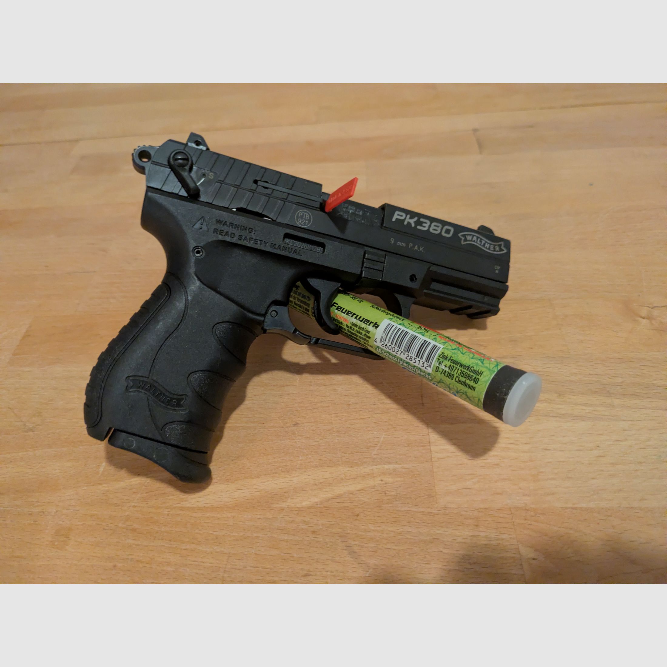 Walther PK380 Schreckschusspistole inkl. Zubehör