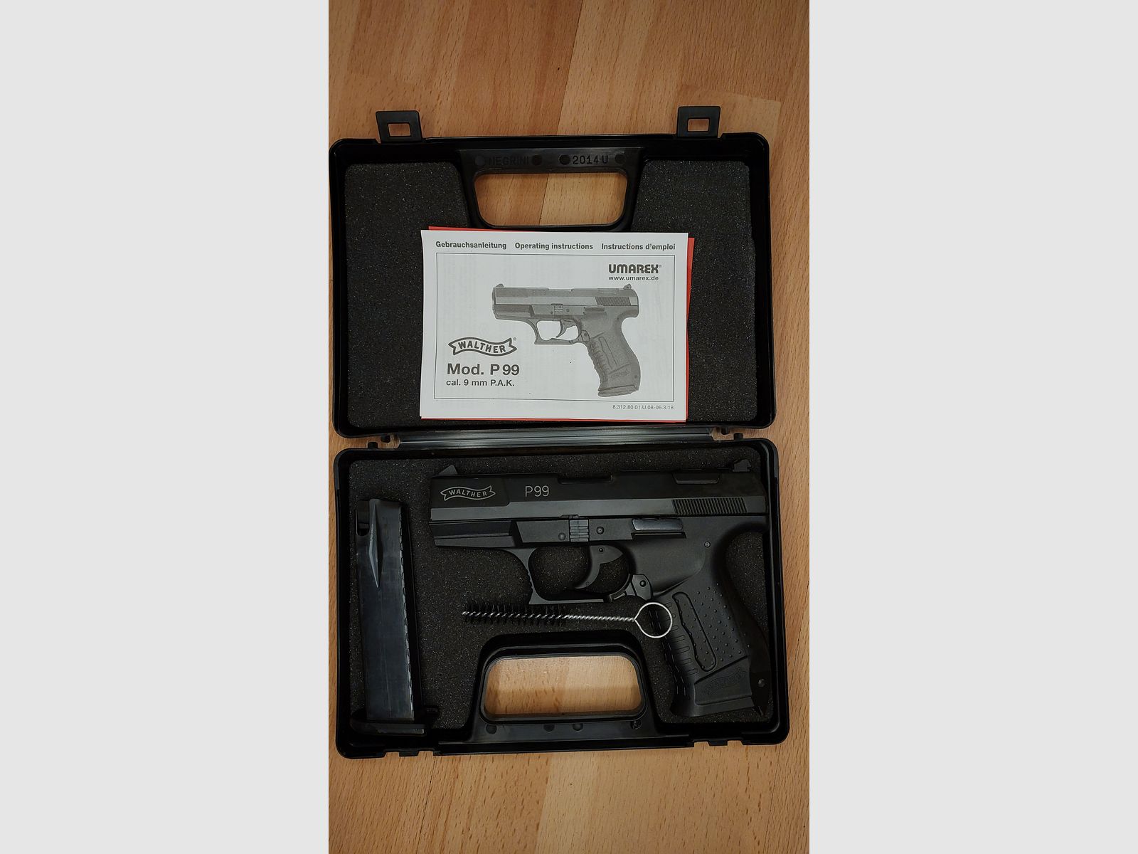 Walther P99 Schreckschuss Pistole 9mm P.A.K. (PTB 762) P 99