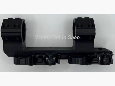 Recknagel Era Tac Blockmontage 2" verl. durchm 30mm BH22mm, 20 MOA mit Hebel