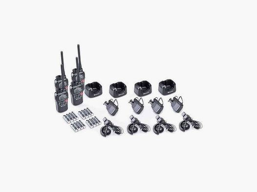 Zestaw 4 Talkie Walkie G9 PRO NOIR + Słuchawki MIDLAND