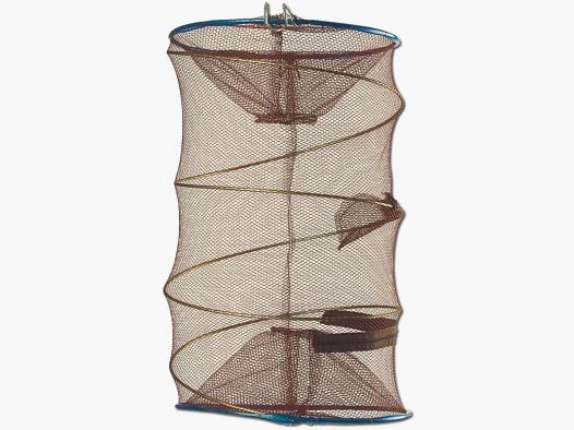 Red de pesca redonda plegable malla 0,9 cm diámetro 30 cm lote de 3