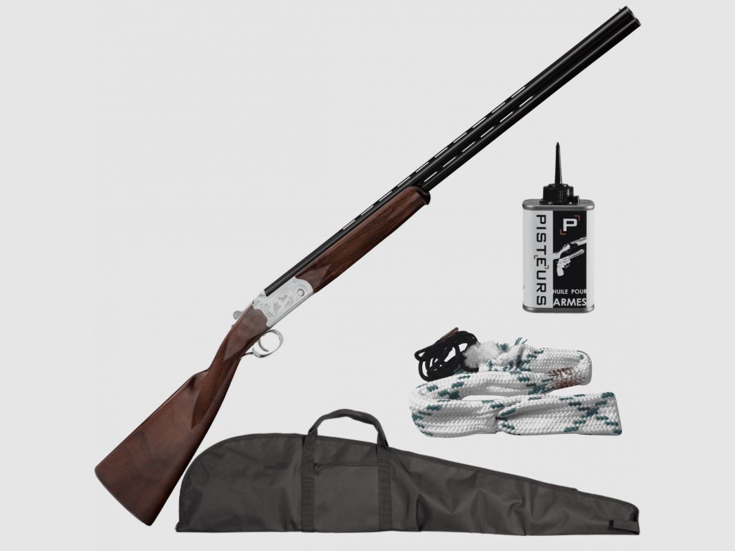Jägerpaket! Bockdoppelflinte Yildiz - Kal. 410/76 + Futteral + Reinigung, Bild 2 von 2