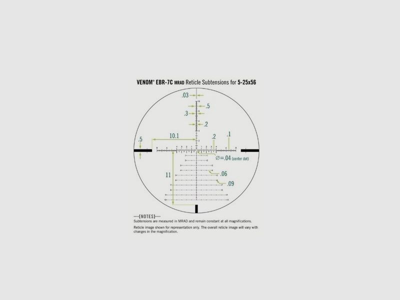 Vortex Venom Scope 5-25x56 FFP EBR-7C MRAD