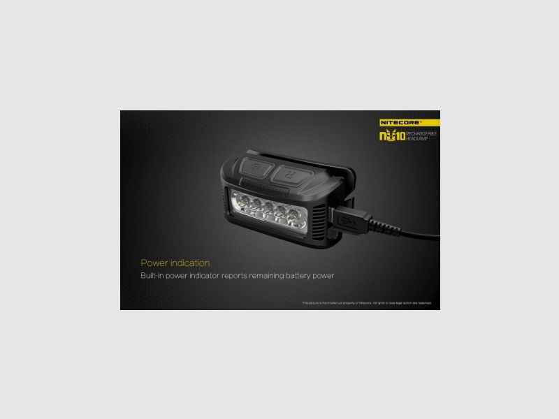 Nitecore NU10CRI Hoofdlamp 115 lumen Groen, afbeelding 12 van 22