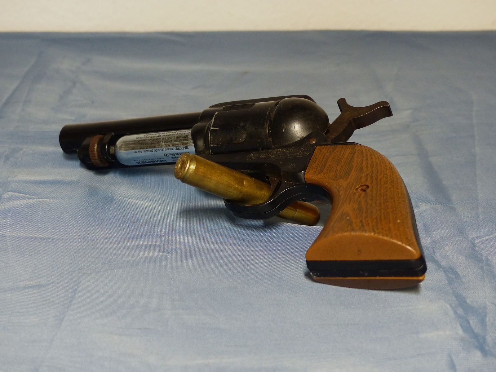 Revolver Crossman Peace Maker Mod. 44 Single Action Cal. 22 CO2 um 1975 vintage