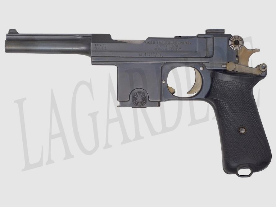 PIEPER-BERGMANN 1910-21 DANOIS(PISTOLET)