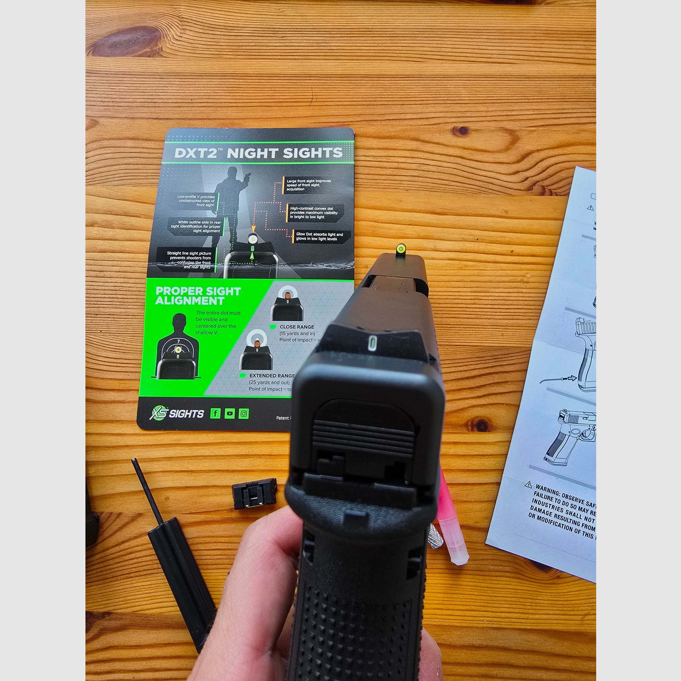 Glock 17 Gen 4 mit XS Sights Tritium | Komplettpaket