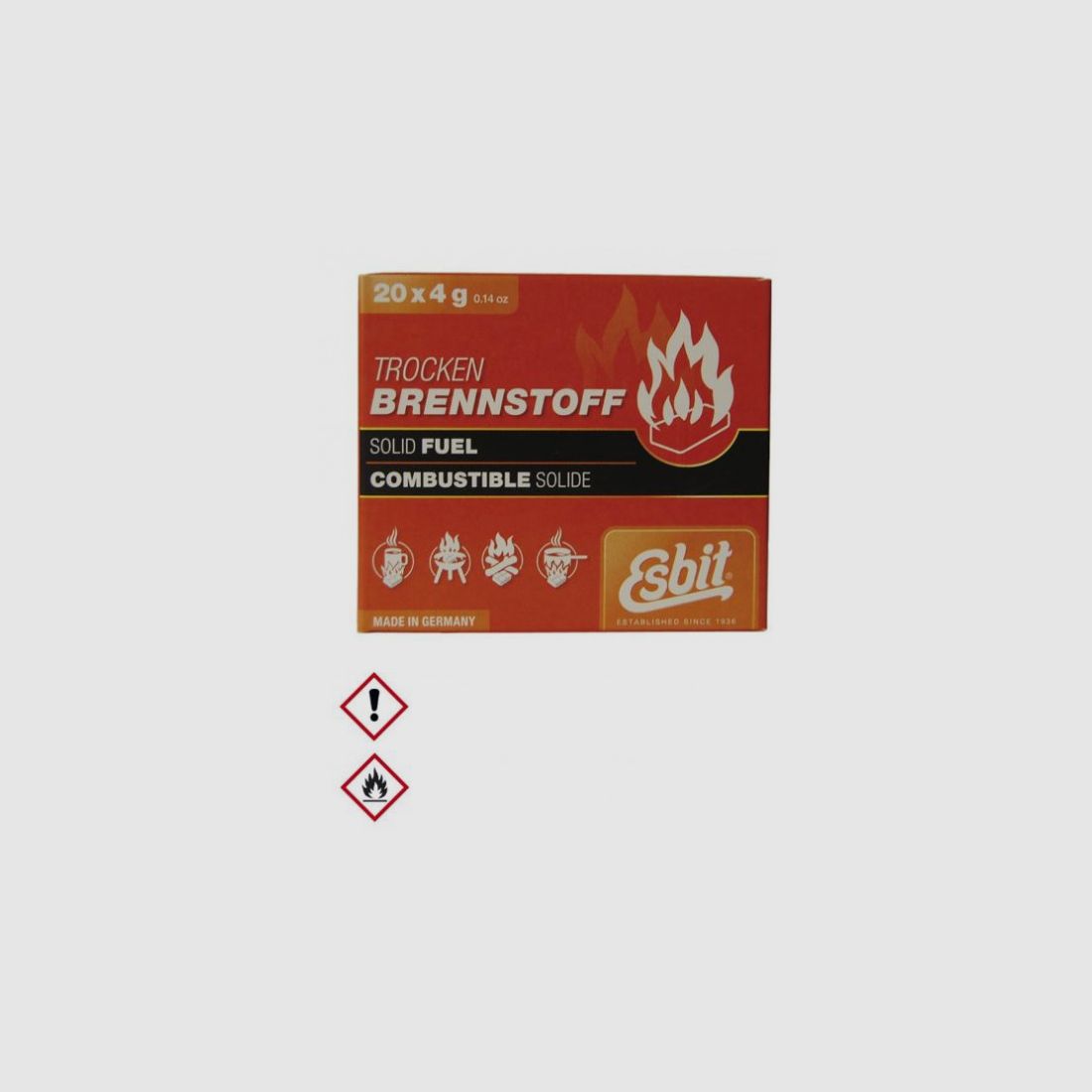 ESBIT BRENNSTOFFTABLETTEN - 20x4 GRAMM
