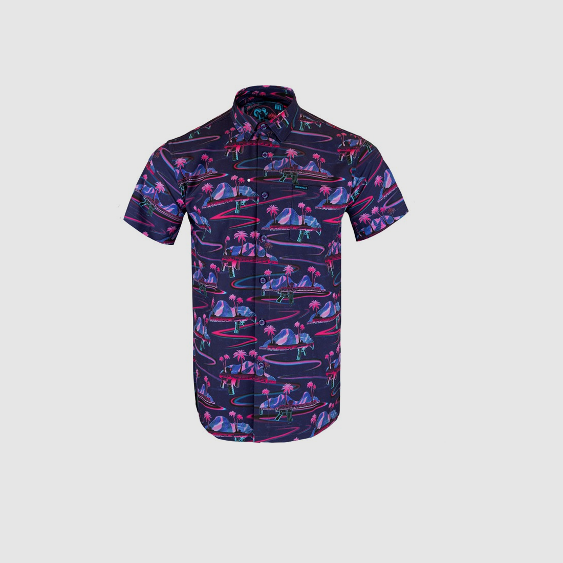 RETRO RIFLE – SHORT SLEEVED BUTTON DOWN SHIRT / XXL, Bild 1 von 4