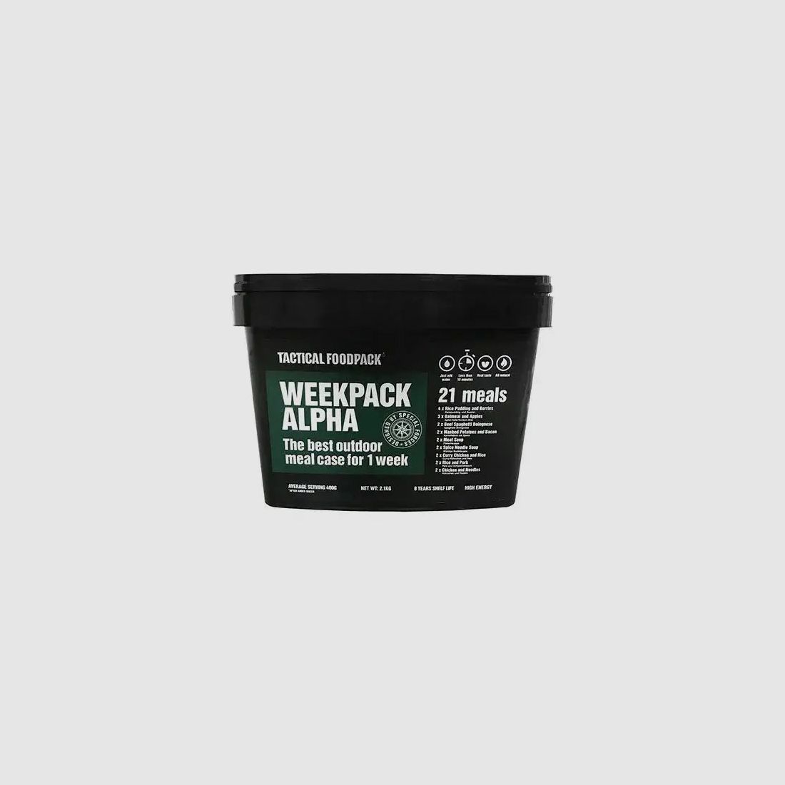 Tactical Foodpack Tactical Foodpack Weekpack Alpha