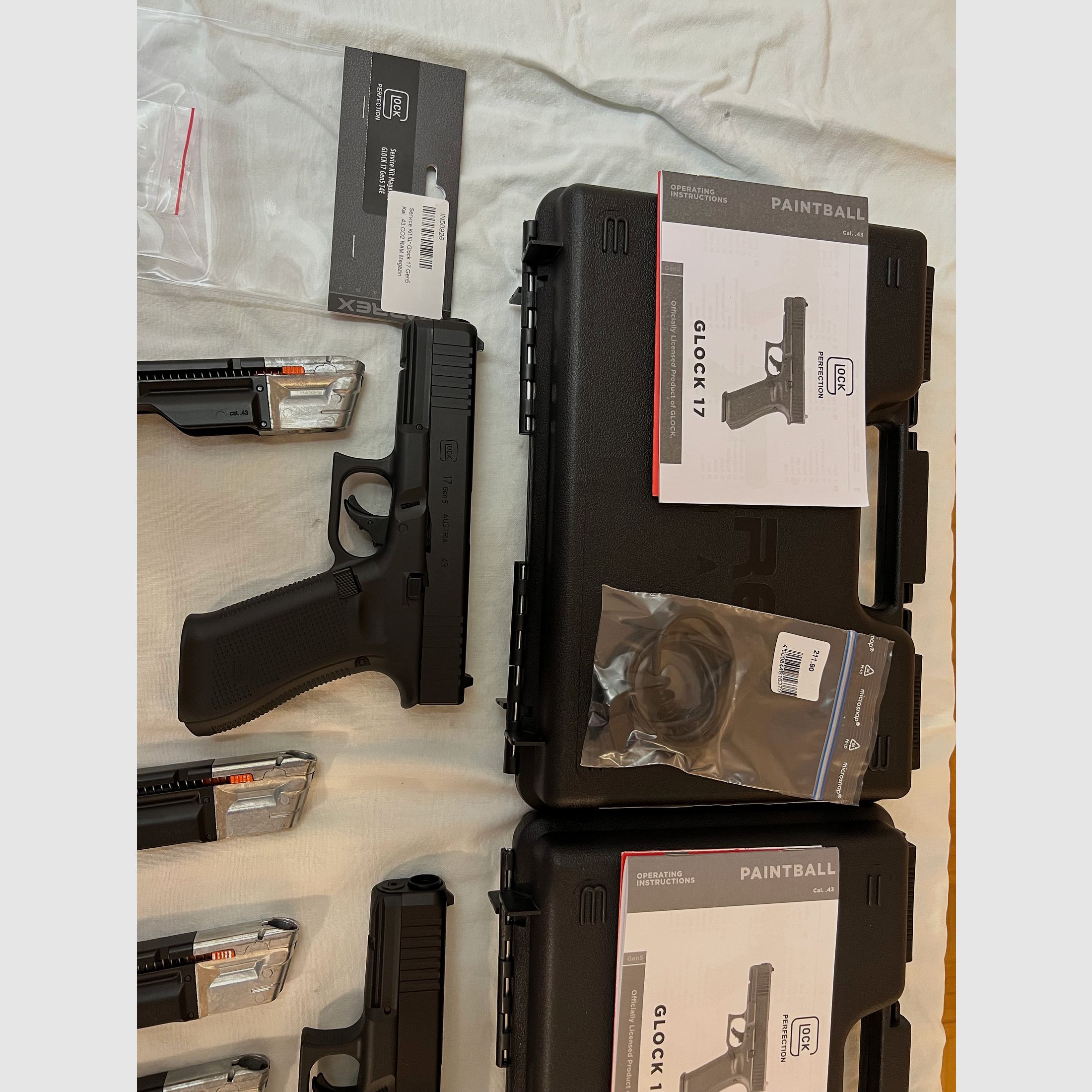 Umarex VFC Glock 17 Gen.5 T4E CO2-RAM Pistole Kal. .43 neu NP 300€
