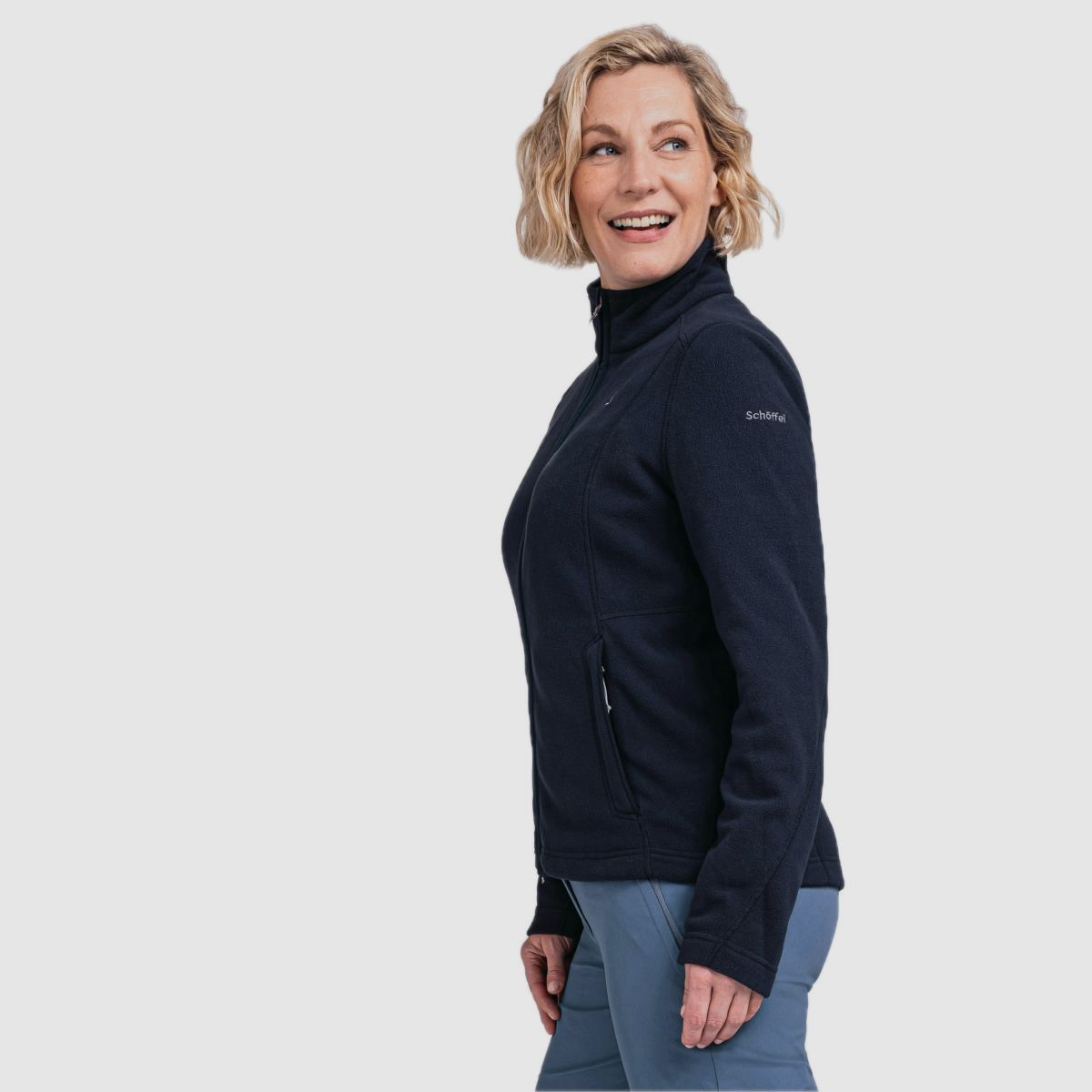SCHÖFFEL Fleece Jacket Leona3 Niebieski