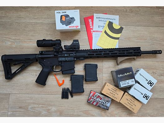 Savage MSR 15 Recon 2.0 AR15 Komplettset | Holosun | Magnifier