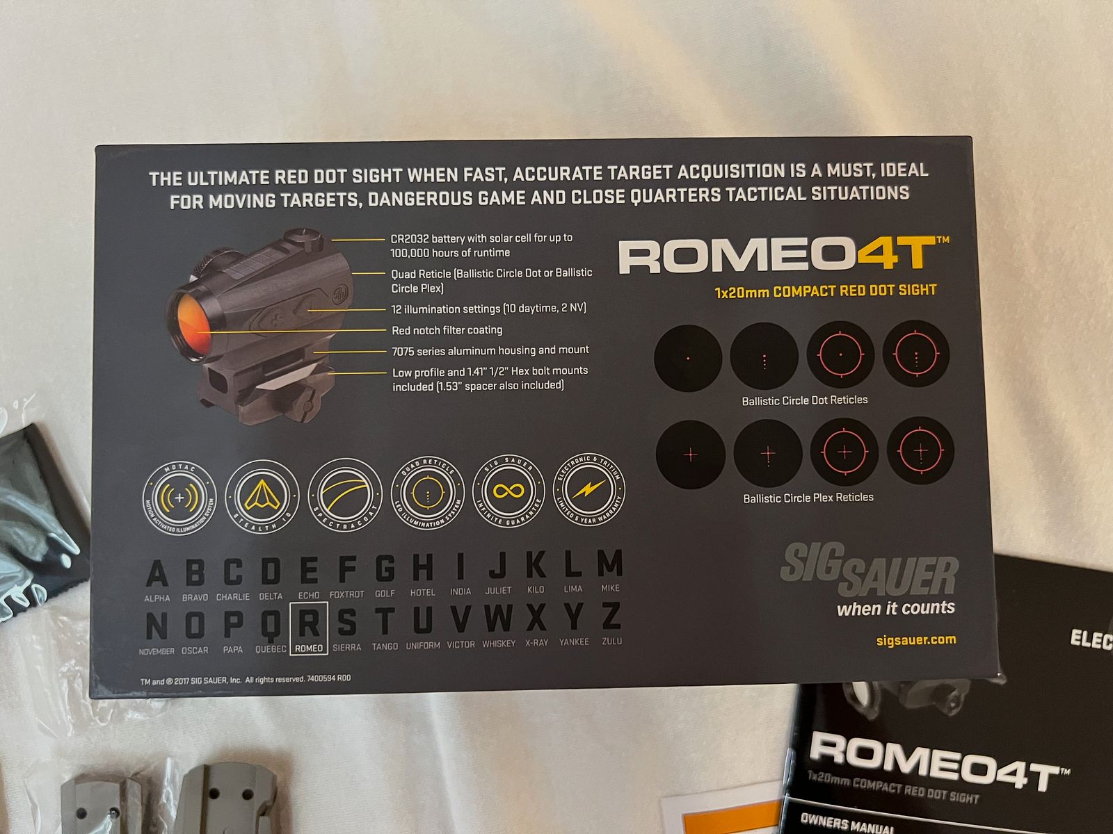 Sig Sauer Romeo 4T FDE Solar Nuevo NP 849€
