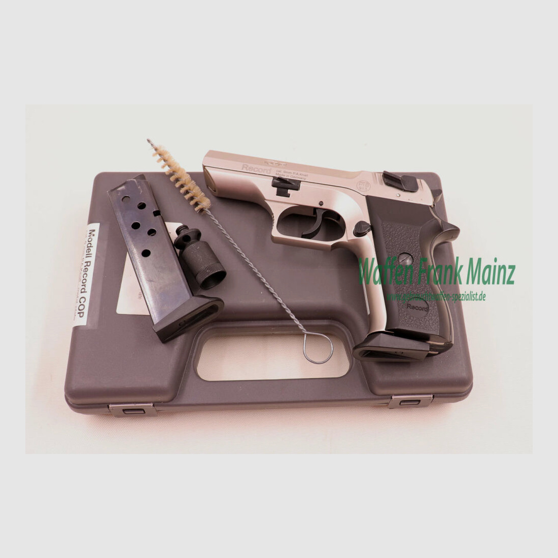 Record, Deutschland COP vernickelt 9mm P.A.K.