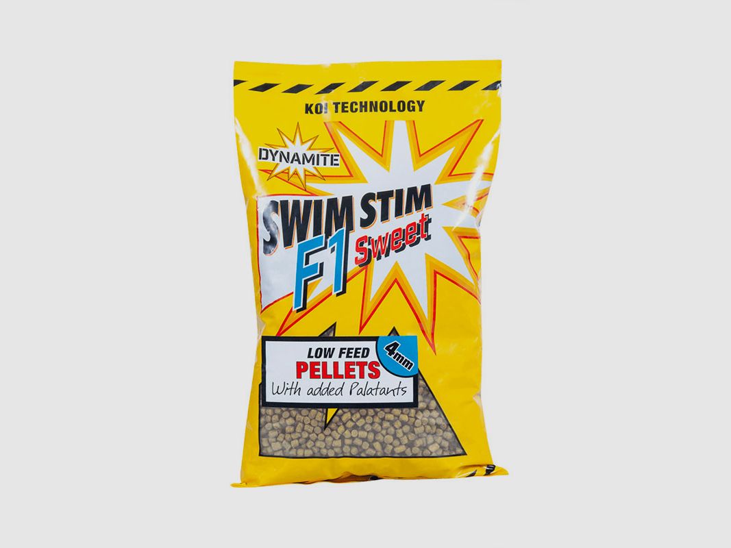 DYNAMITE – SWIM STIM F1 SWEET | LOW FEED PELLETS | 4MM | 900g