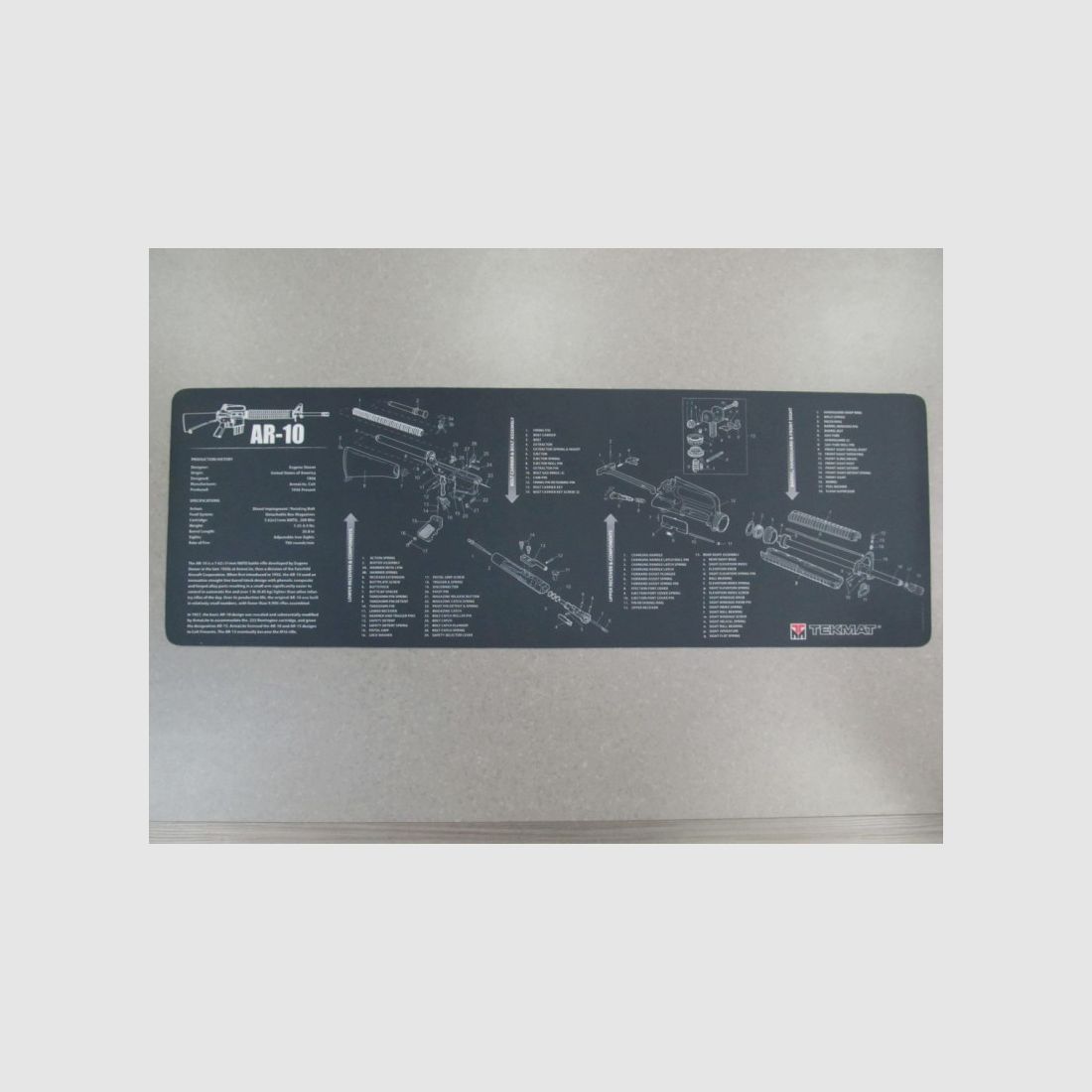 TEKMAT TAPPETINO DA BANCO AR-10