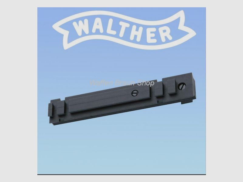 Kombi Schiene mit Weaver Profil und 11mm Prismenschiene für Walther CO2 Waffen