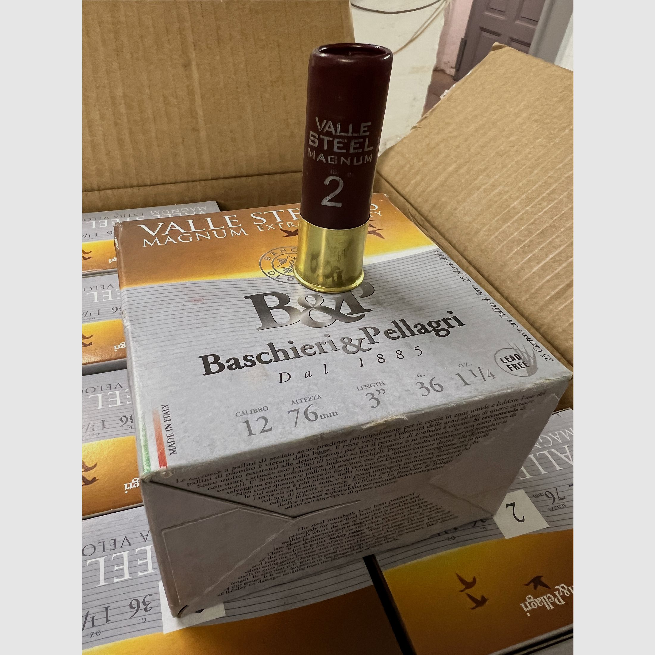 Baschieri & Pellagri Valle Magnum Steel *Bleifrei*  HV 12/76 36 g, 3,5 mm