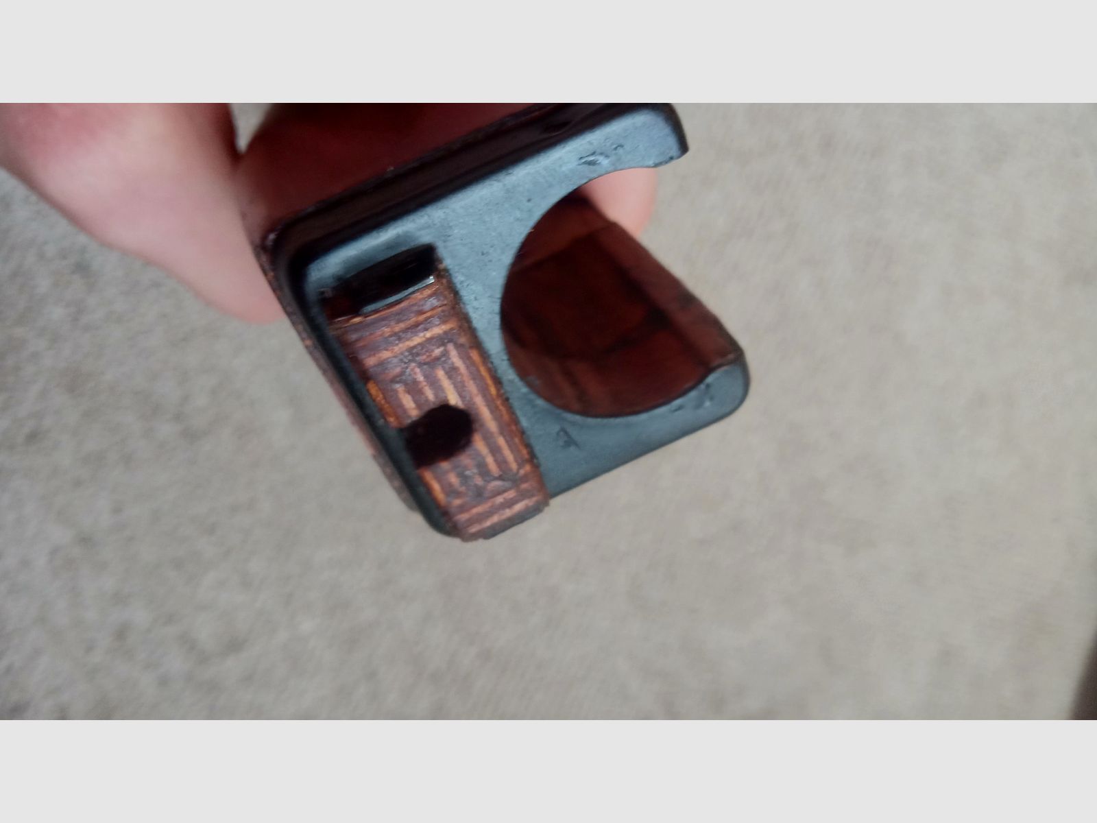 Original Russian RPK grip & handguard made of laminated wood with ferrule fitted for AK (AK74 / AK-100 / Saiga / AKM / Yunker 2/3/4 / Cybergun)