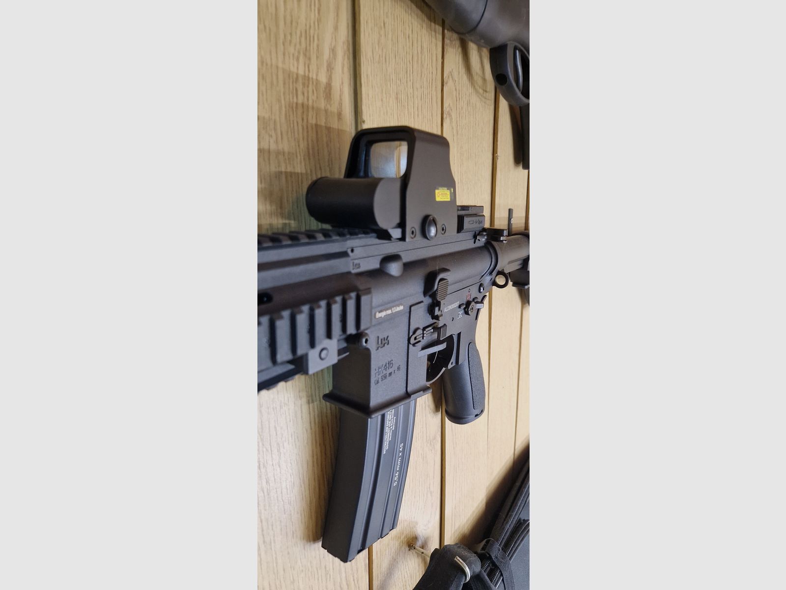 HK416A5 Sportsline + silenziatore + mirino a punto in super stato 6mm AEG