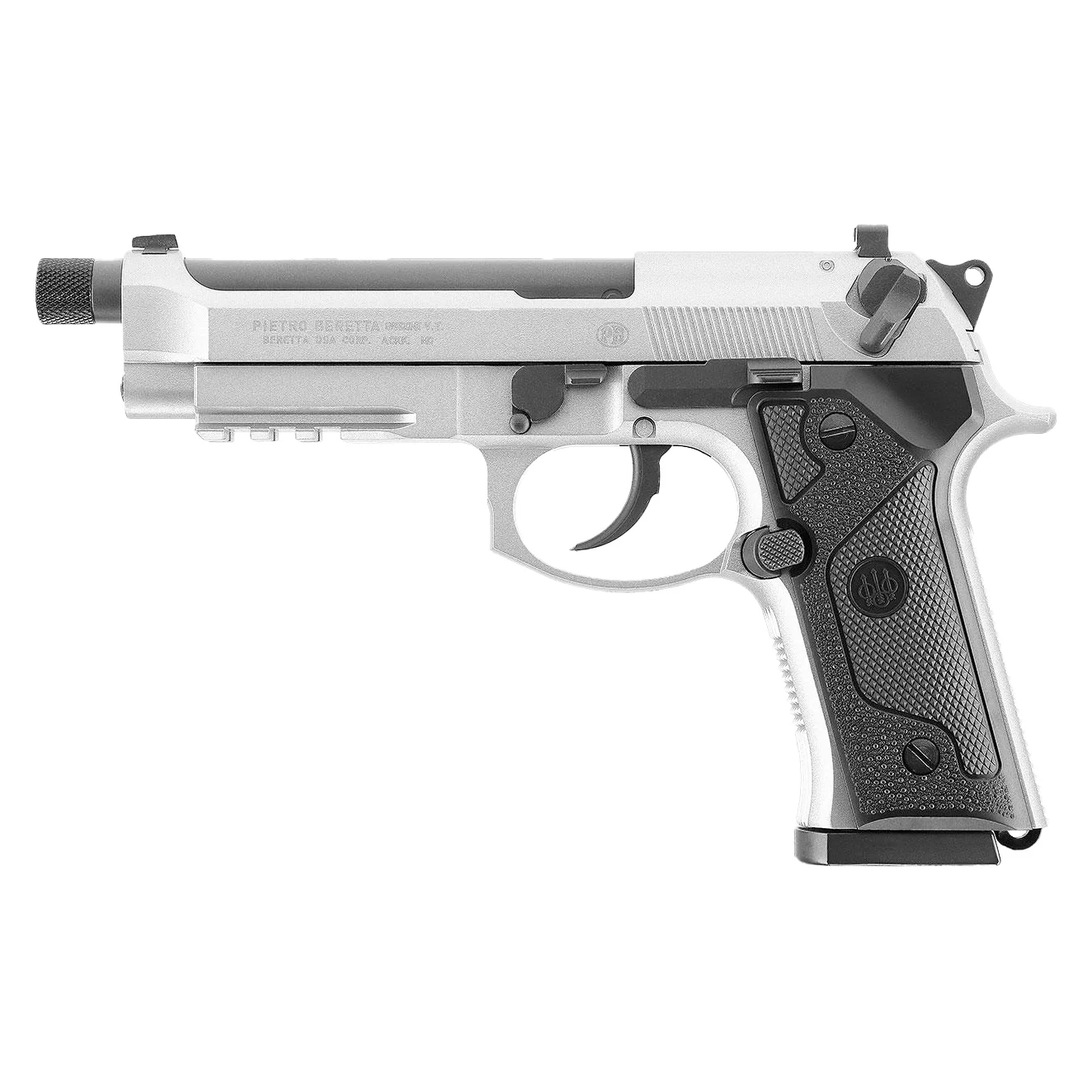 ASG Beretta M9A3 FM 6 mm roestvrijstalen CO₂-pistool (2.6507), afbeelding 2 van 6
