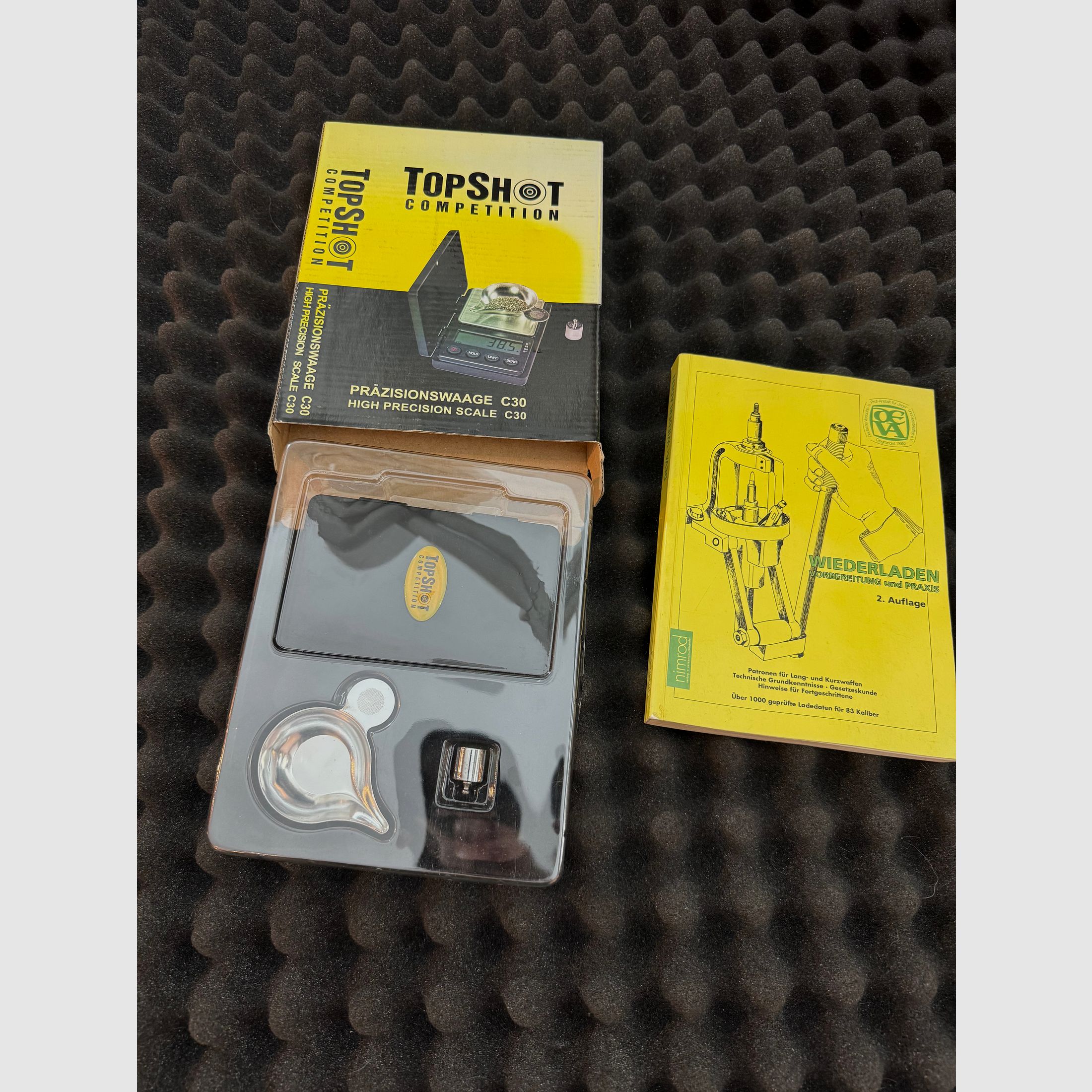 Herladen, herlaadapparatuur, accessoires, matrijs, projectielen, hulzen, weegschalen, persen - ontbinding