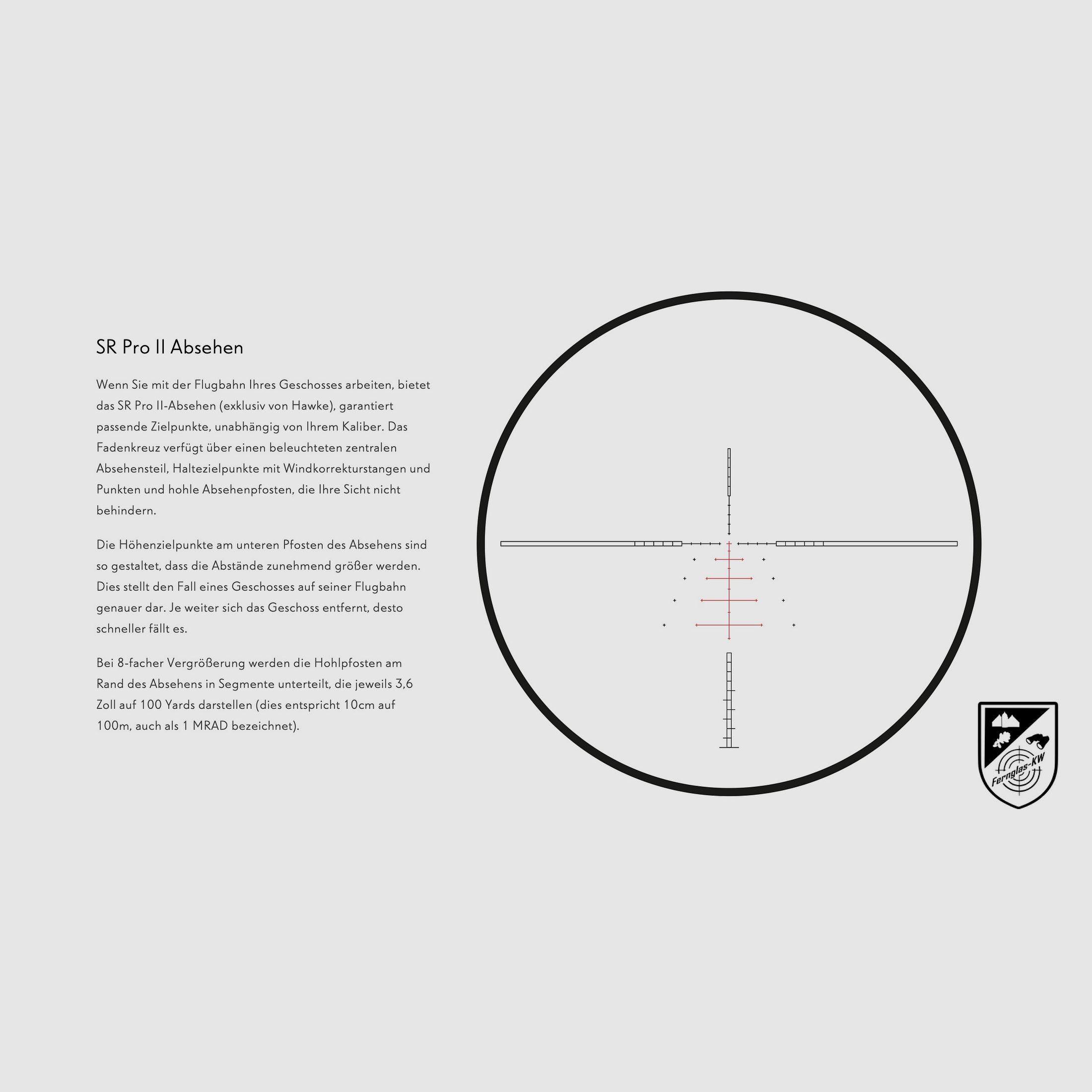 HAWKE 17251 Scope Sidewinder 30 SF 4-16x50 SR Pro II Reticle