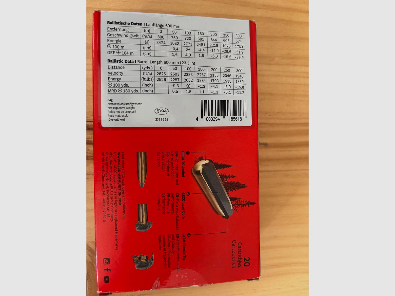 Geco Softpoint - 7x57 - 15 disparos