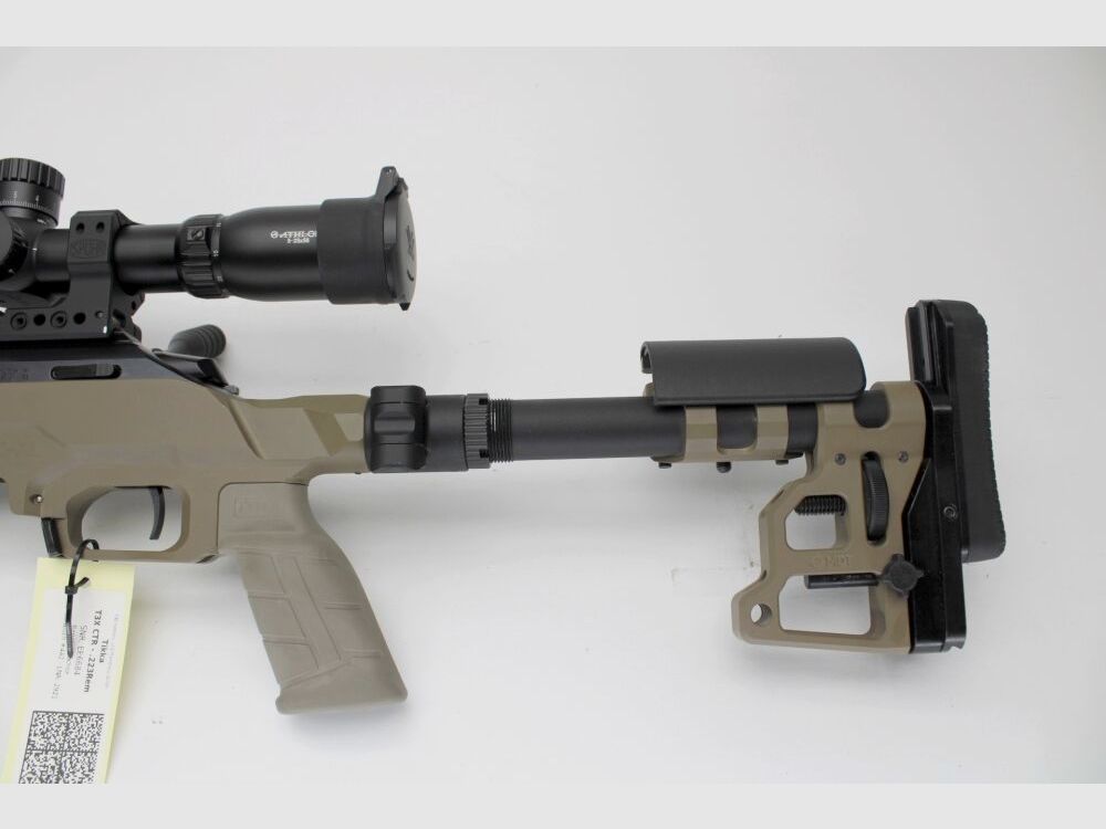 Rep. Fucile Tikka T3X CTR con calcio MDT Timney Trigger, Athlon 5-25x56 ZF .223Rem