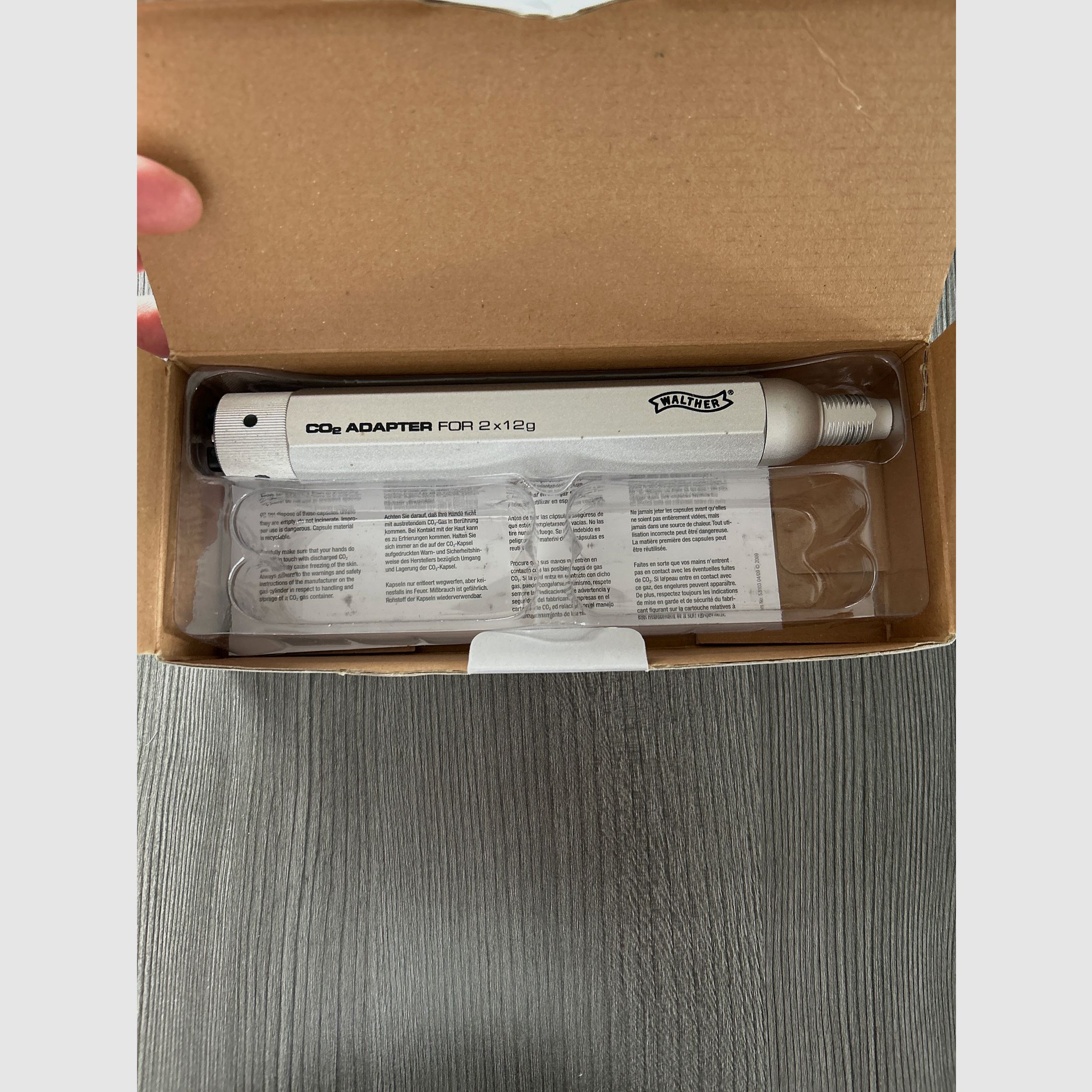 CO2 Adapter von Walther