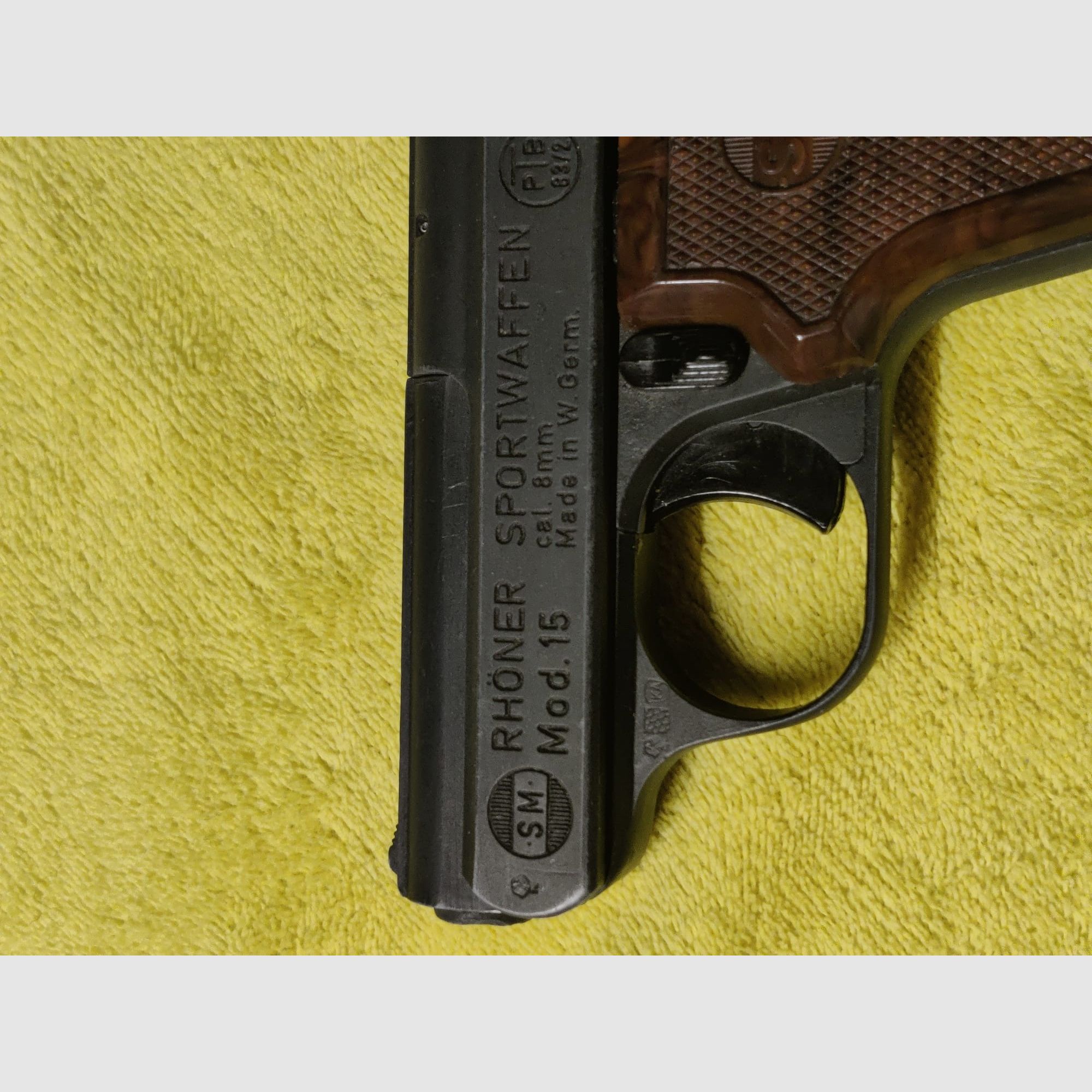 SM Rhöner Sportwaffen GmbH Mod. 15 8 mm gas pistol