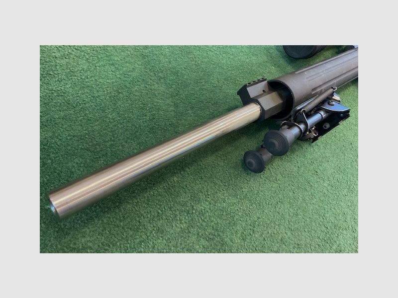 DPMS PANTHER ARMS LR-308, met NIGHTFORCE NXS 8-32X 56 richtkijker, staat als nieuw., afbeelding 5 van 7