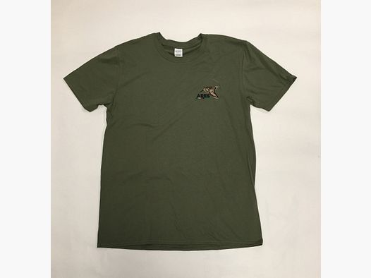 VICARI SPORT T-SHIRT COTONE RICAMO BECCACCIA