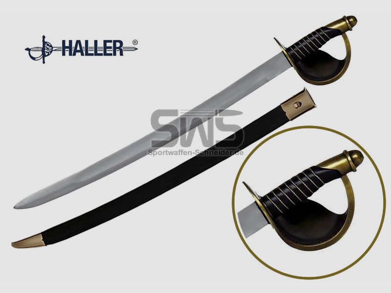 PiratensĂ¤bel Haller Klinge Kohlenstoffstahl KlingenlĂ¤nge 61 cm Gewicht 950g (P18)