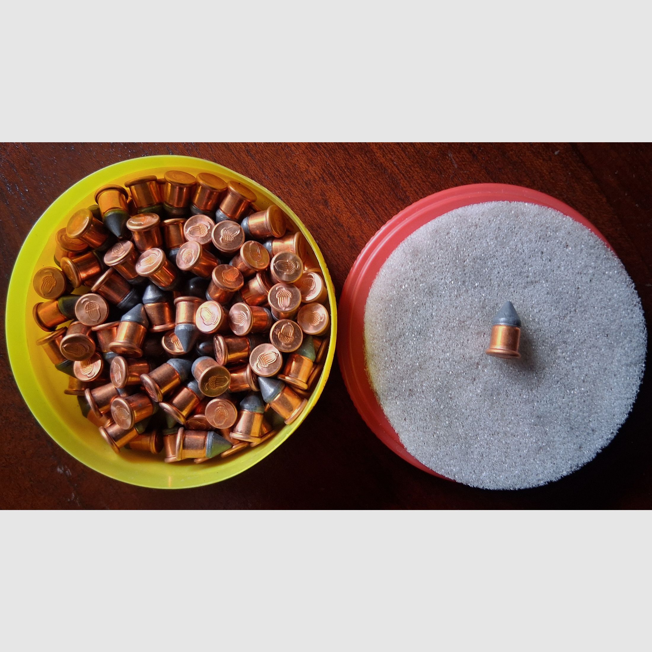 100 Flobert Patronen 6mm Spitzkugeln  .22 RWS Dynamit Nobel